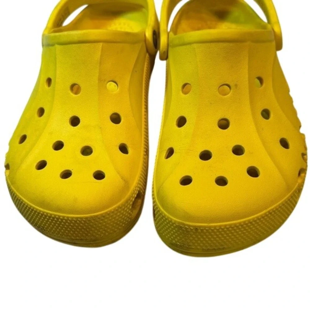 Crocs Baya Clog Lemon Yellow Comfort Slip On Waterproof Shoes Men's 8 Women's 10